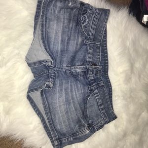 Denim shorts